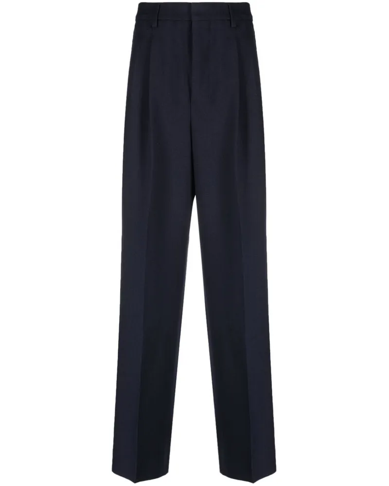 AMI Paris Klassische Straight-Leg-Hose - Blau Blau