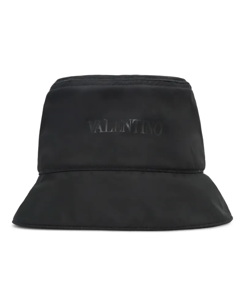 Valentino Garavani Fischerhut mit Logo-Print - Schwarz Schwarz