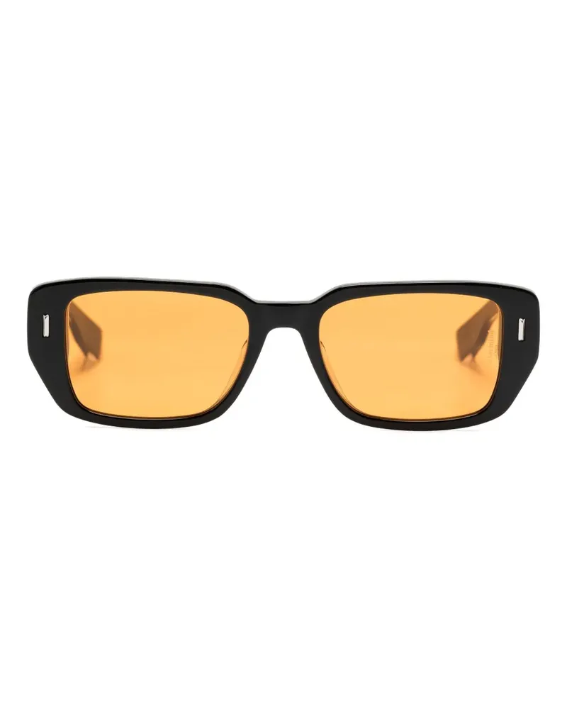 Mastermind Japan Sonnenbrille mit eckigem Gestell - Schwarz Schwarz