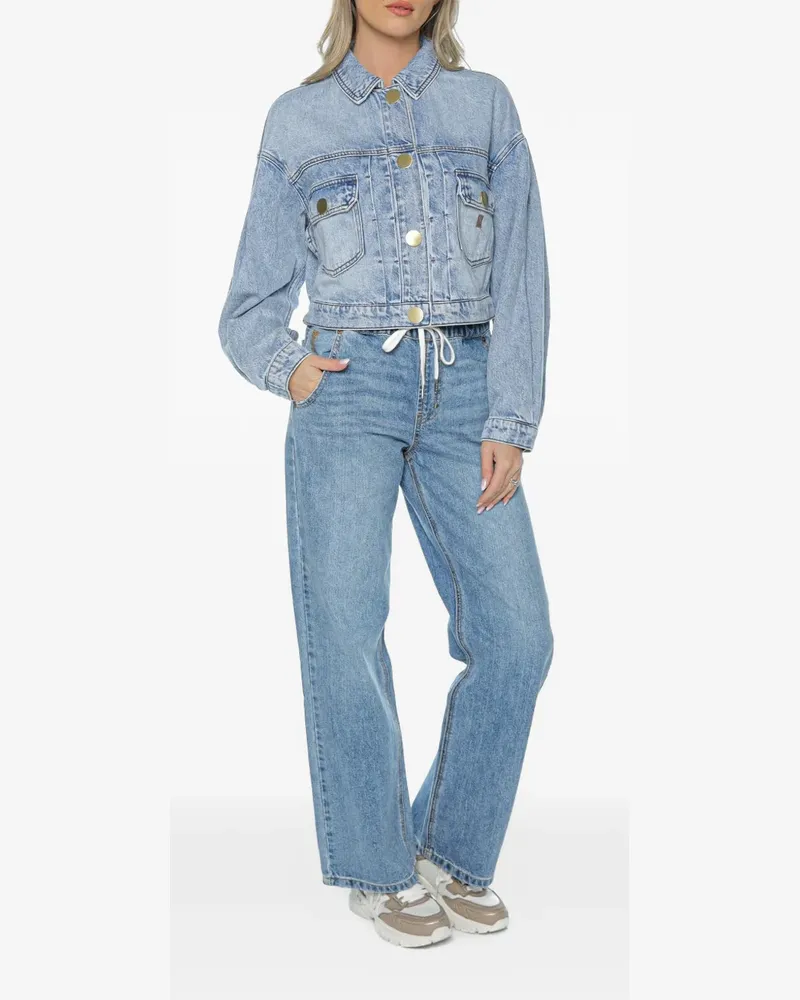 Armani Exchange button-up denim jacket - Blau Blau