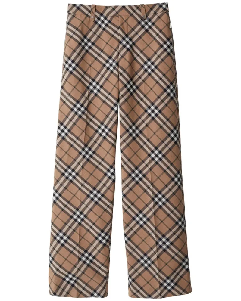 Burberry Karierte Hose - Nude Nude