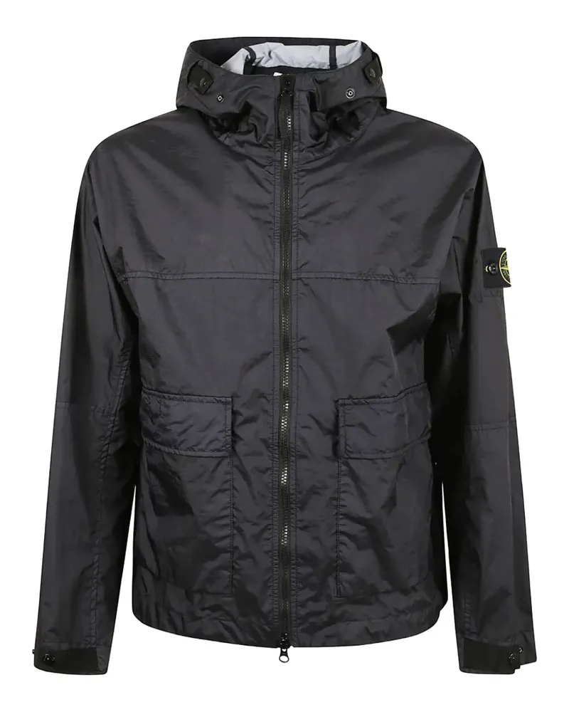 Stone Island hooded parka - Schwarz Schwarz