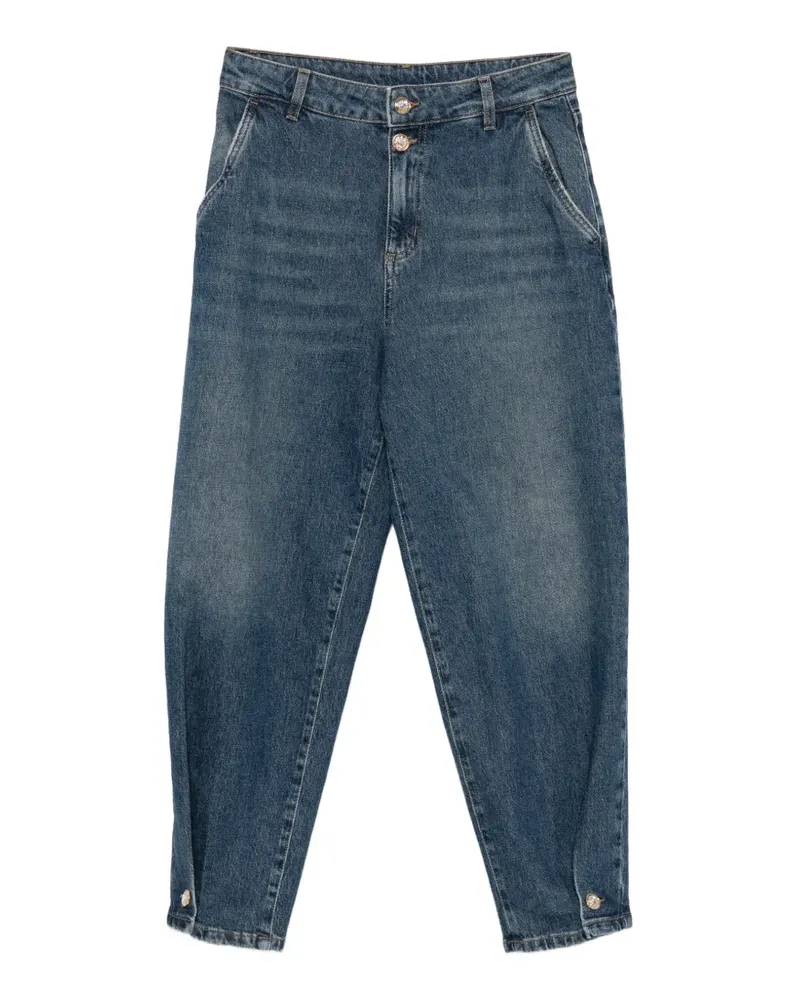Liu Jo embellished-button jeans - Blau Blau