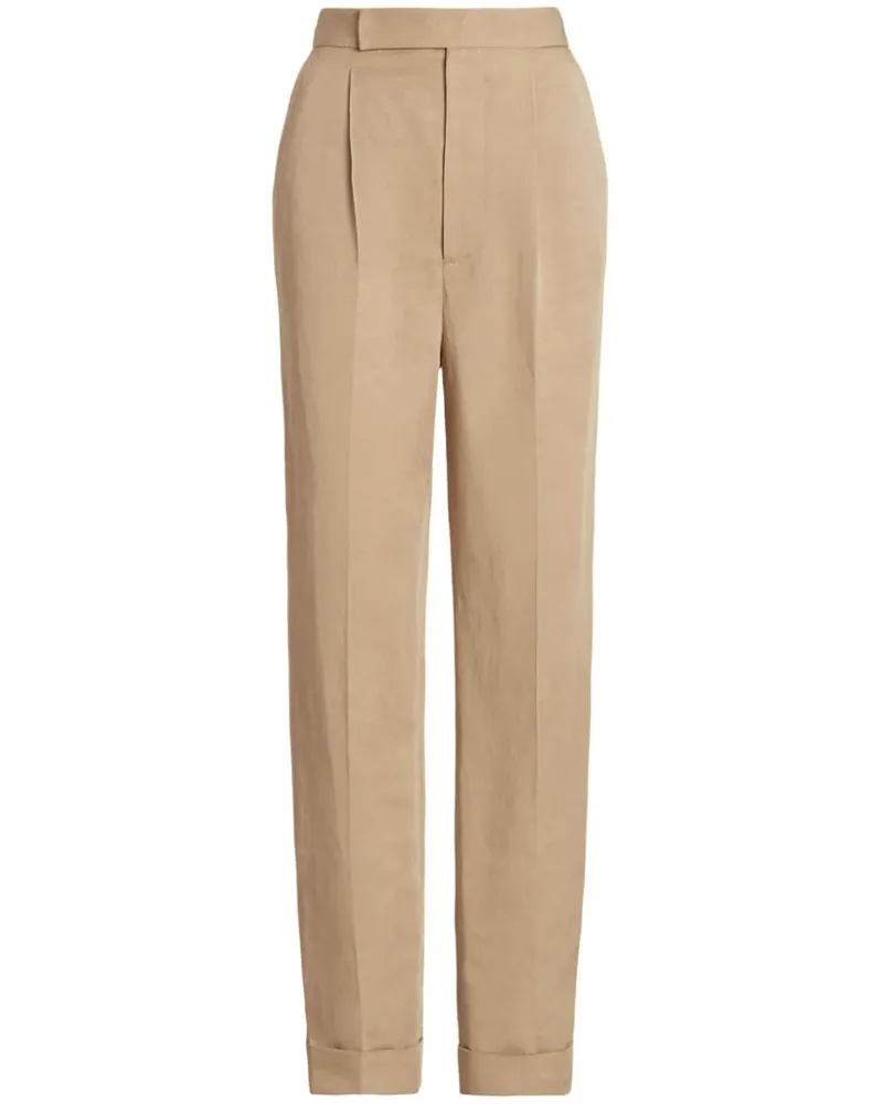 Ralph Lauren Evanne Hose mit Falten - Nude Nude