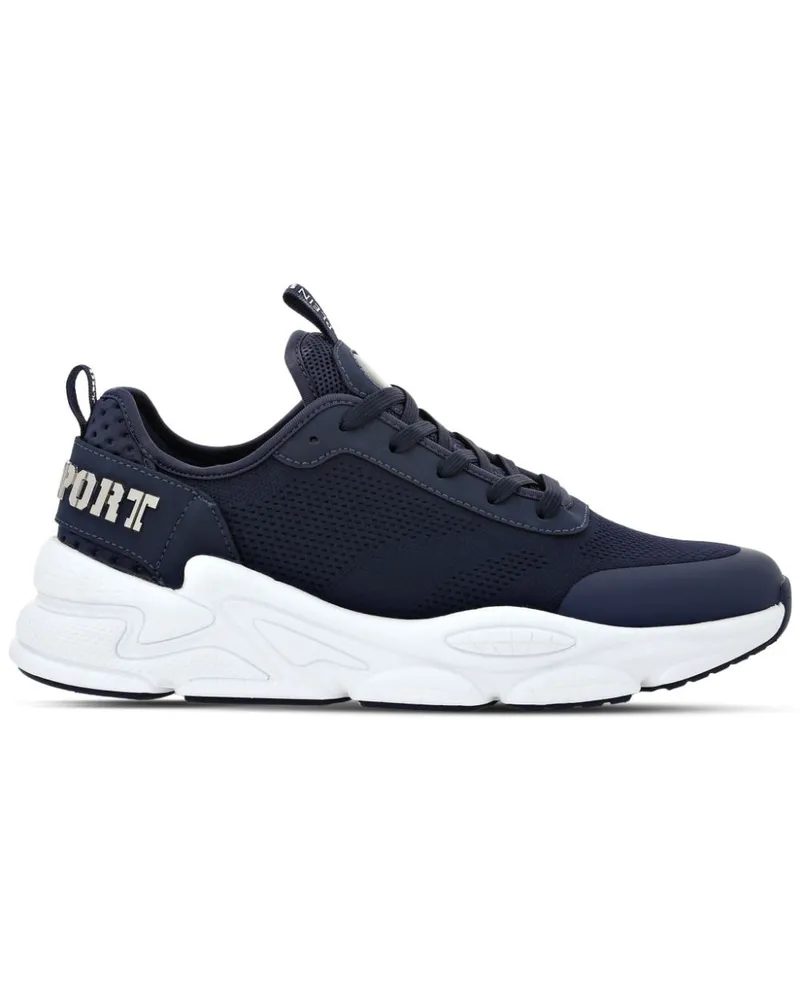 Philipp Plein Mesh-Sneakers mit Logo - Blau Blau