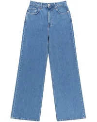 Axel Arigato Clara Jeans mit weitem Bein Blau