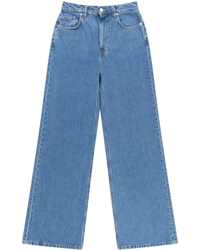 Axel Arigato Clara Jeans mit weitem Bein - Blau Blau