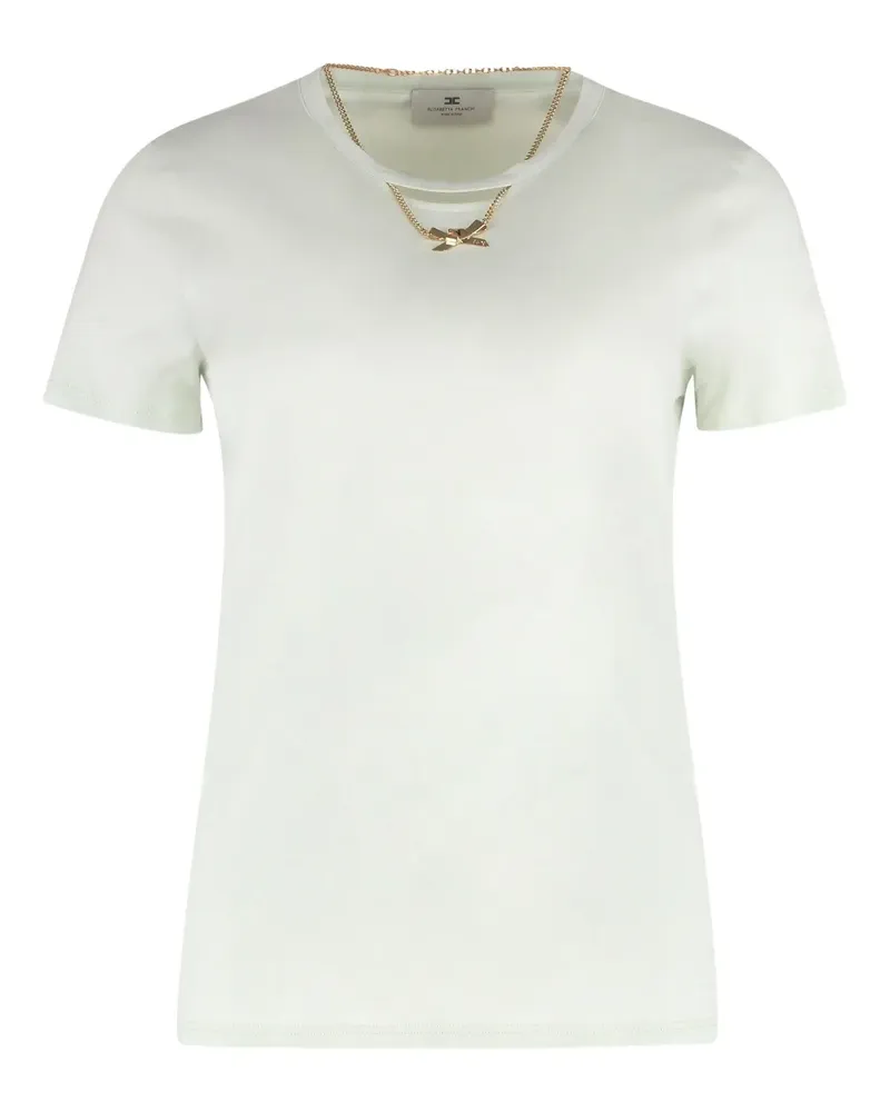 Elisabetta Franchi T-Shirt aus Baumwolle - Grün Grün