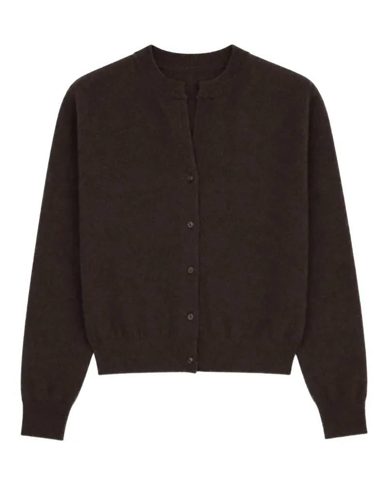 Yves Salomon Cardigan mit Rundhalsausschnitt - Braun Braun