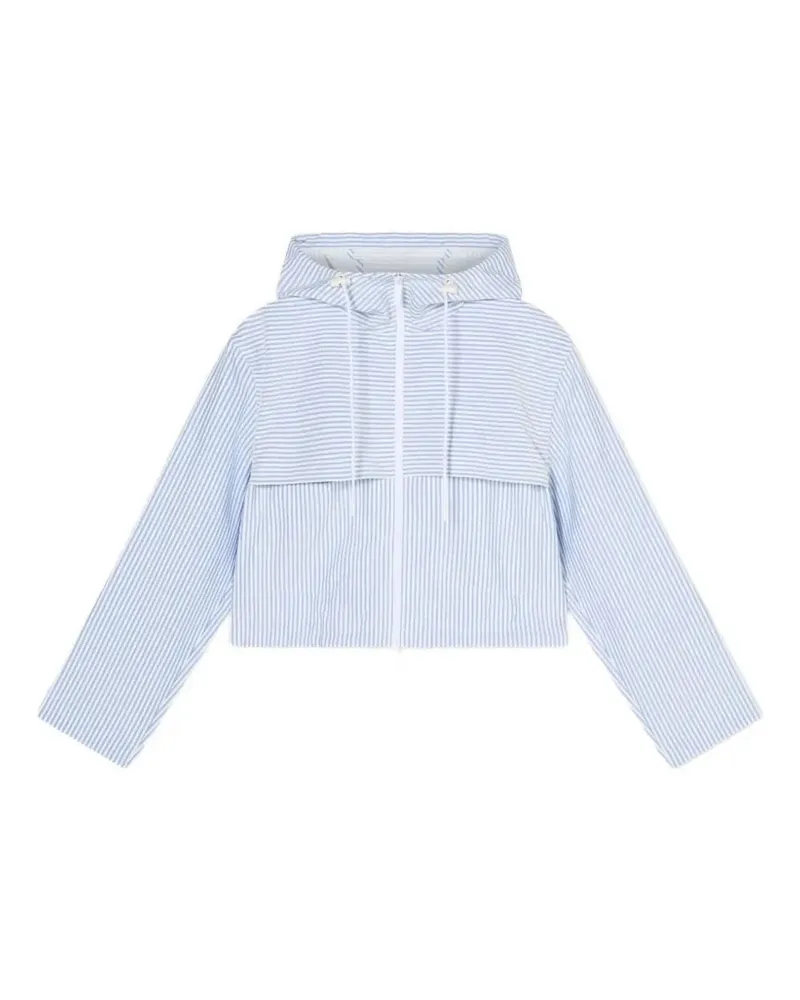 Armani Exchange hooded striped jacket - Blau Blau