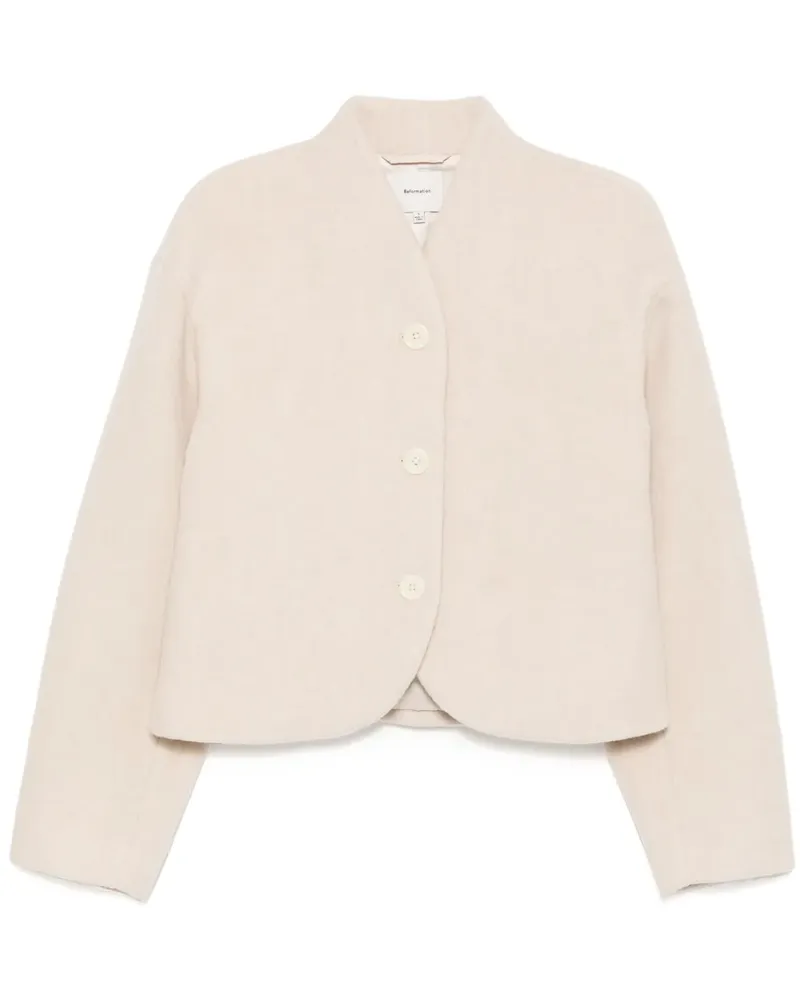 Reformation Owen Jacke - Nude Nude
