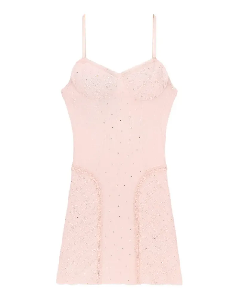 Area crystal-embellished mini dress - Rosa Rosa