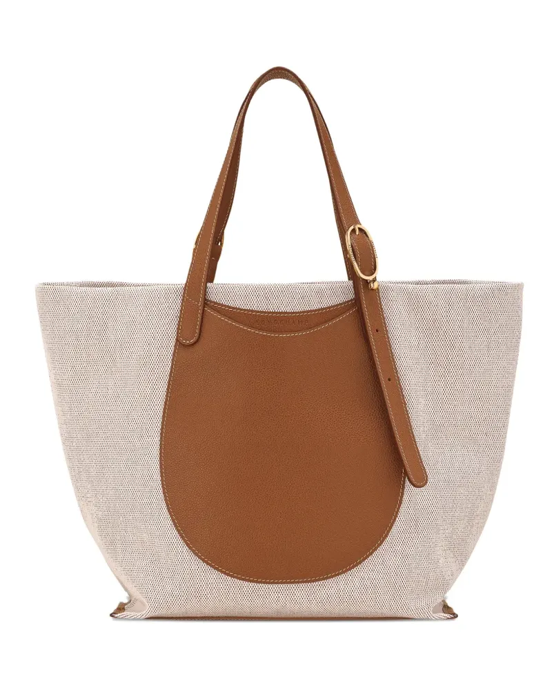 Longchamp XL Le Foulonné Tote Bag - Nude Nude