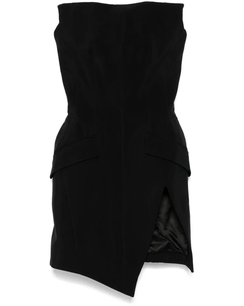 Thierry Mugler Klassisches Bustier-Kleid Schwarz