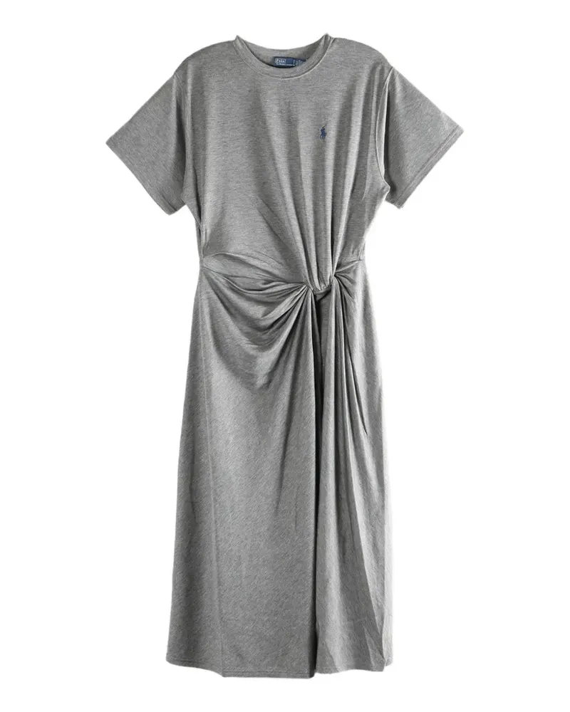 Ralph Lauren knotted short-sleeved dress - Grau Grau