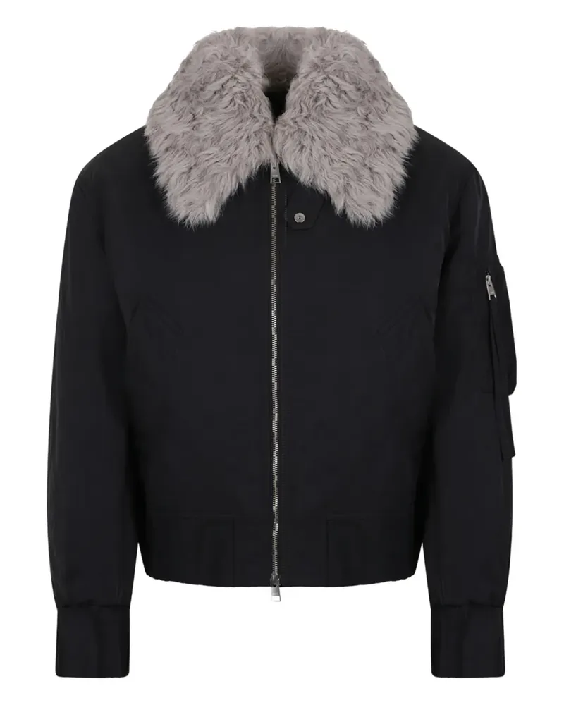 AMI Paris padded bomber jacket - Schwarz Schwarz