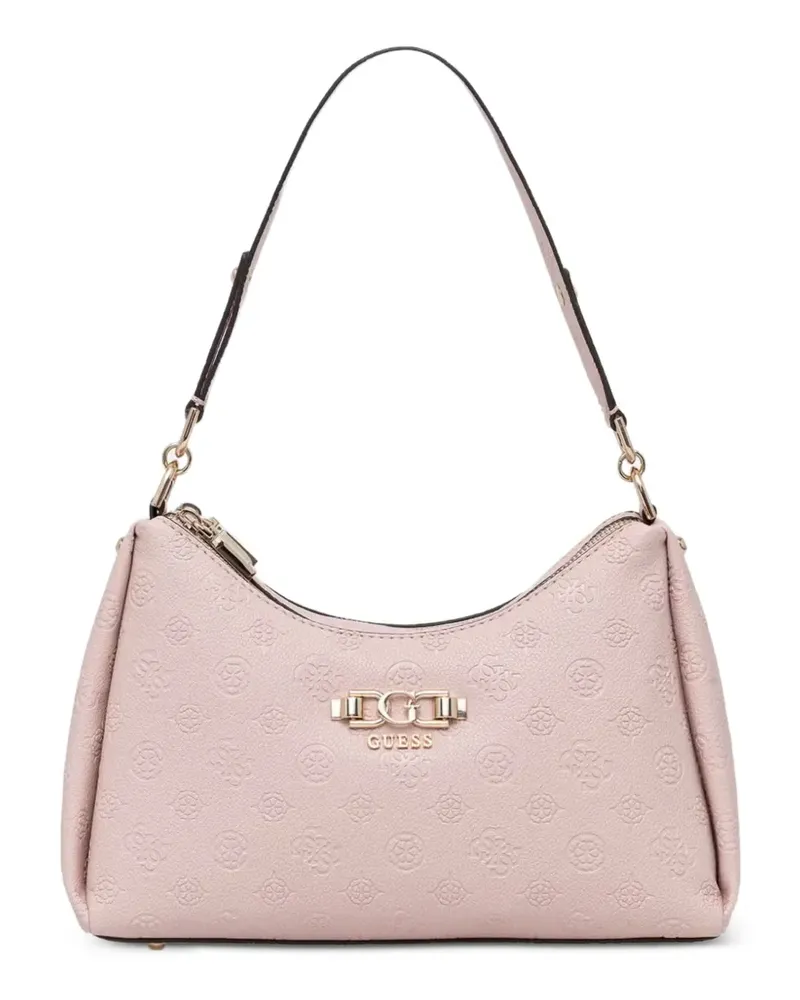 Guess Tote Bag mit Monogramm-Prägung - Rosa Rosa
