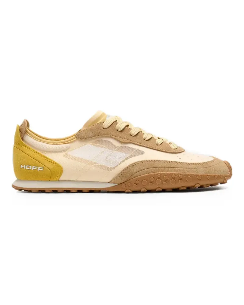 HOFF Bridge Mesh suede-trim sneakers - Nude Nude