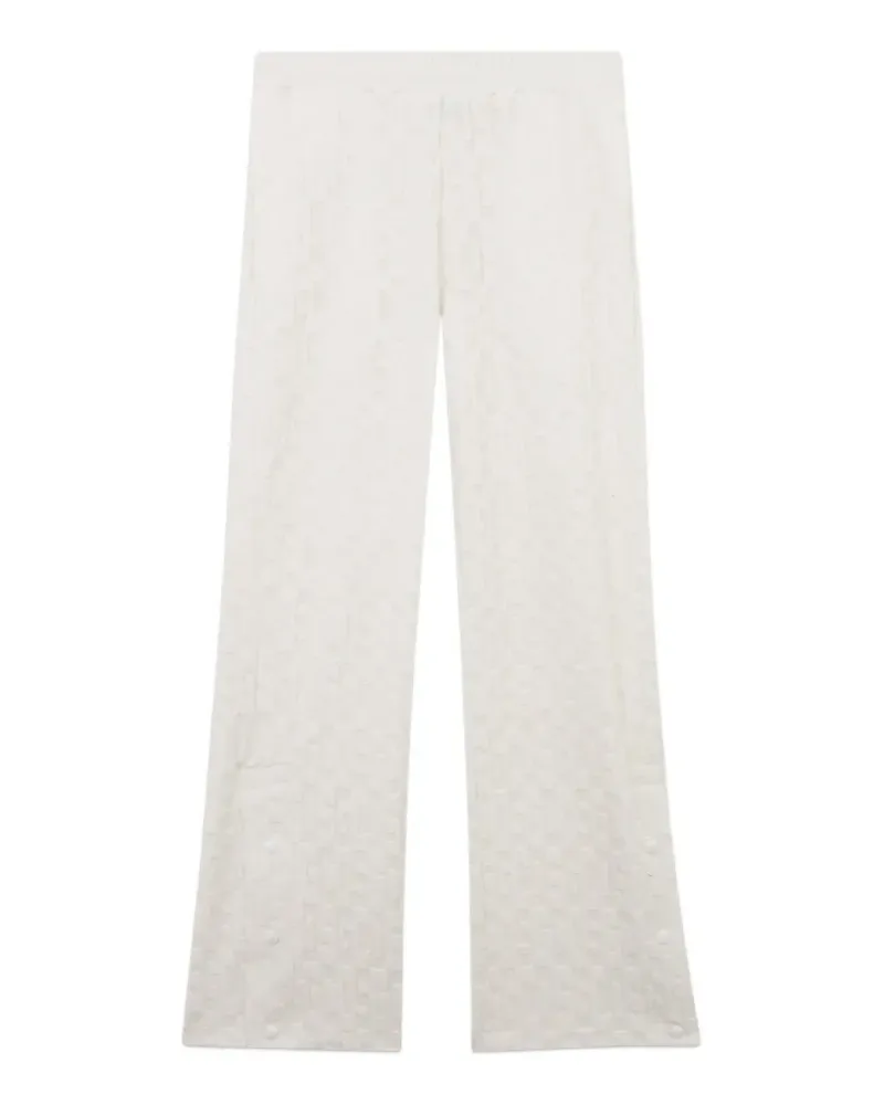 GCDS Hose mit Monogrammmuster - Nude Nude