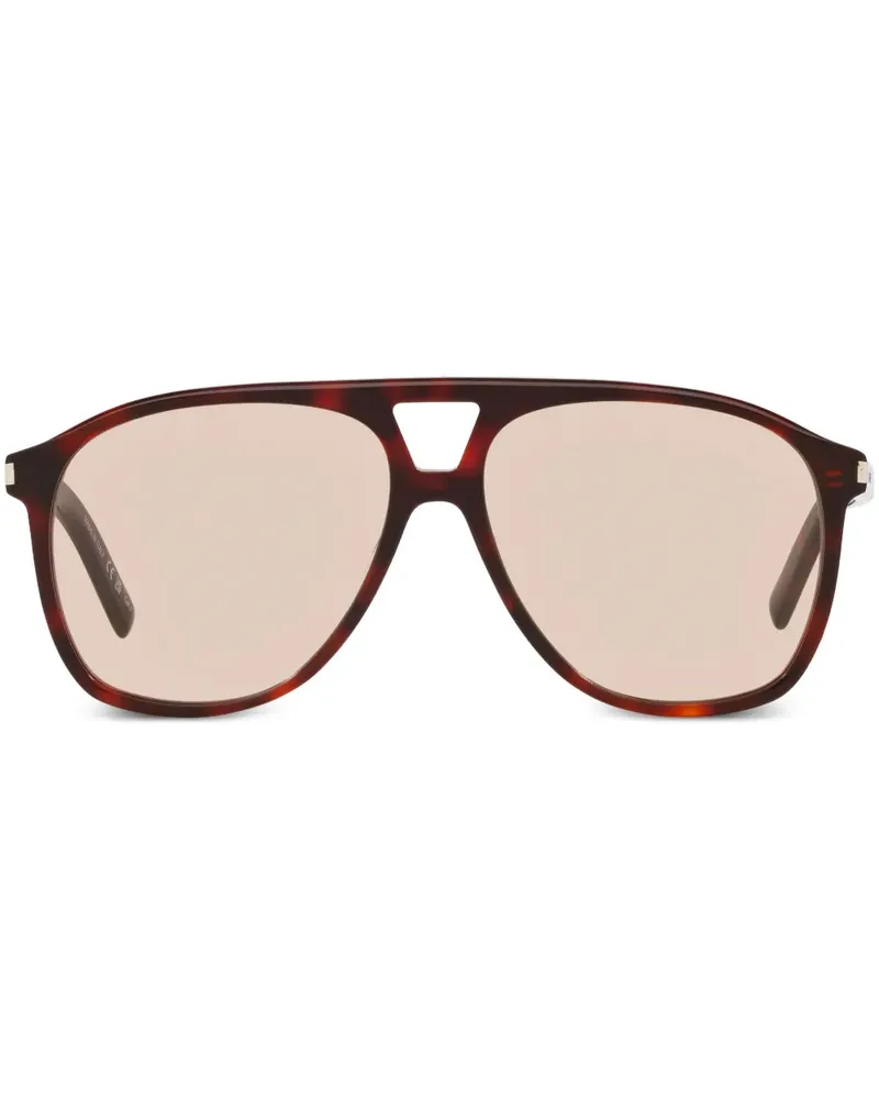 Saint Laurent Getönte Pilotenbrille - Rot Rot