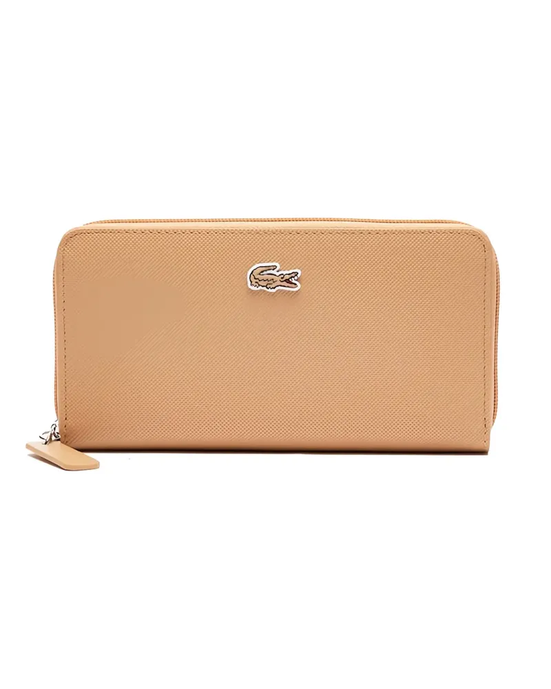 Lacoste Concept Billfold logo wallet - Nude Nude