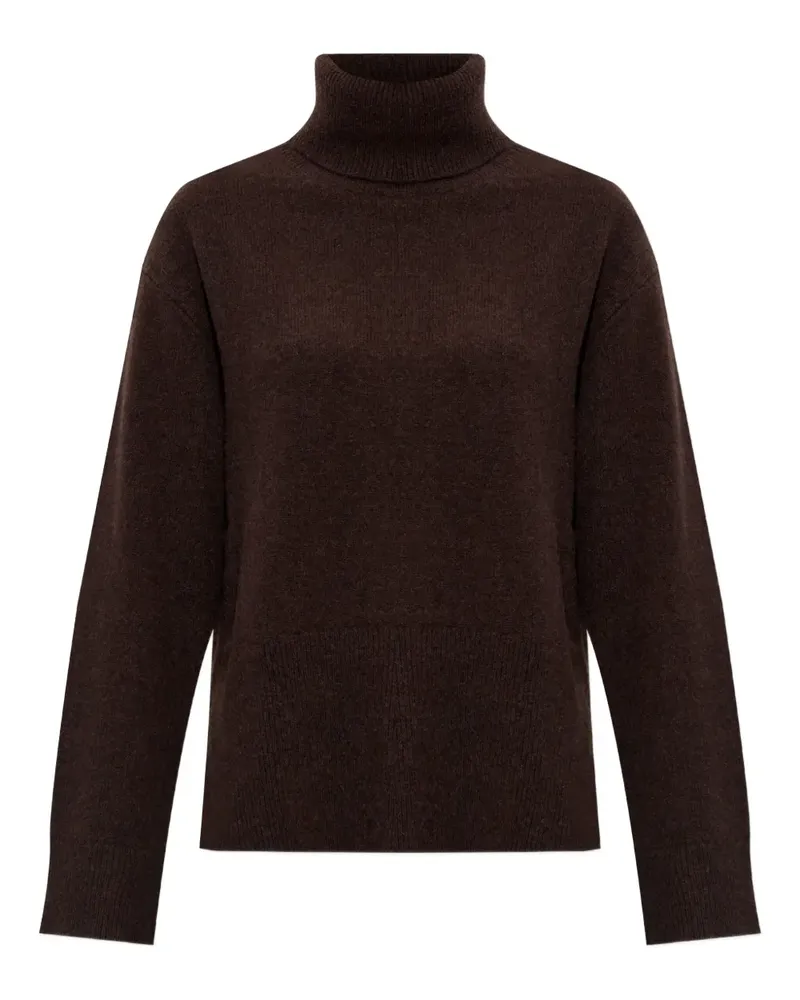 Samsøe & Samsøe roll-neck panelled sweater - Braun Braun