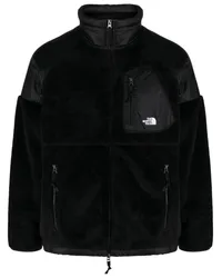 The North Face Fleecejacke mit Logo-Print Schwarz