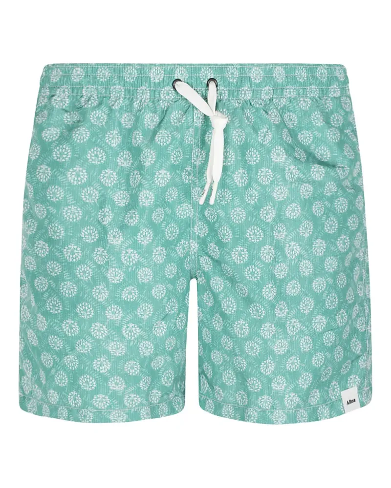 Altea floral-print drawstring swim shorts - Grün Grün