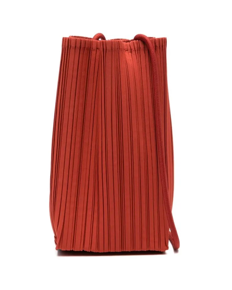 Issey Miyake Bloom Pleat Umhängetasche Rot