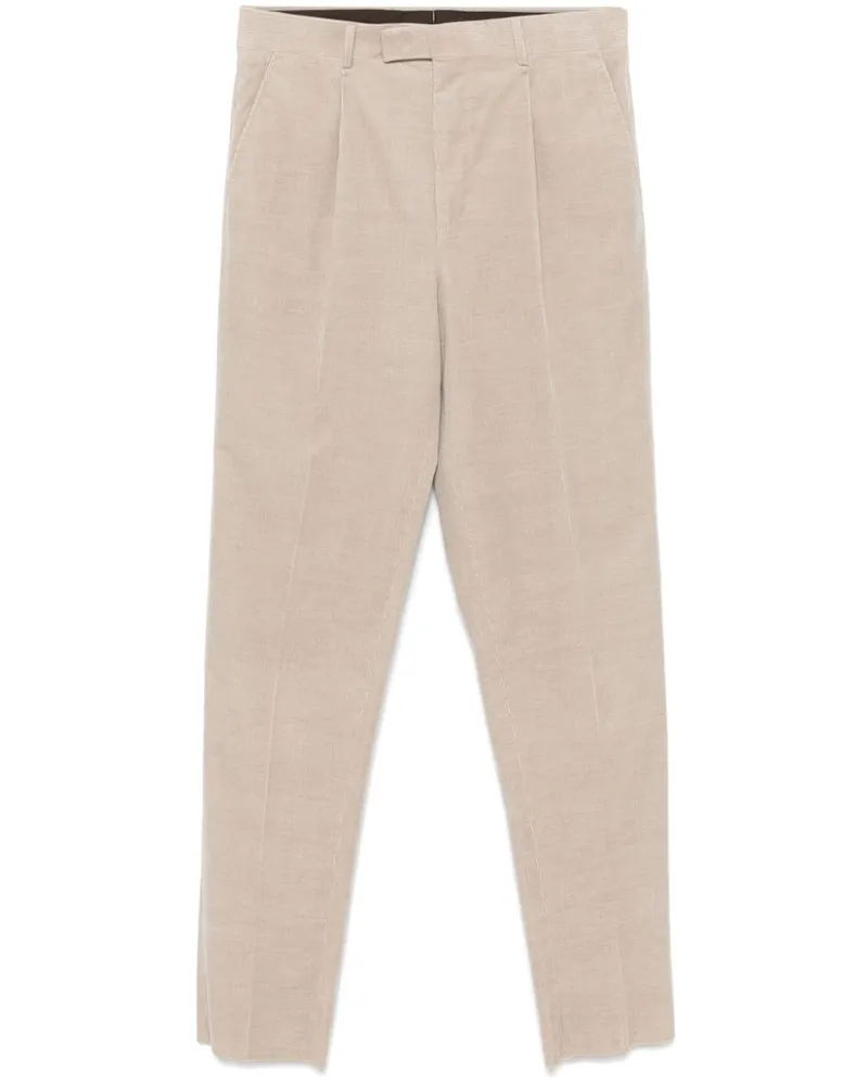 Ermenegildo Zegna Hose aus Cord - Nude Nude