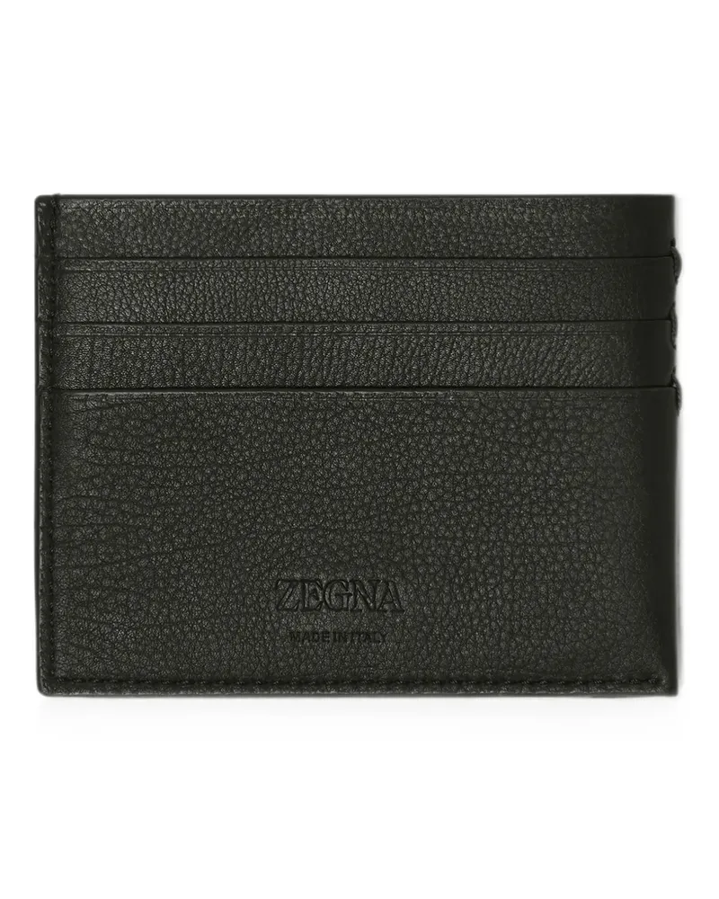 Ermenegildo Zegna Second Skin Kartenetui - Schwarz Schwarz