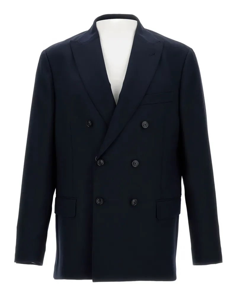 Fay double-breasted Travel jacket - Blau Blau