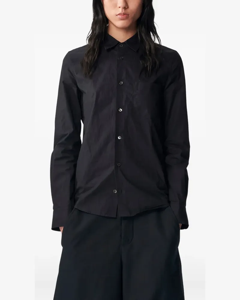Ann Demeulemeester Betty Hemd - Schwarz Schwarz