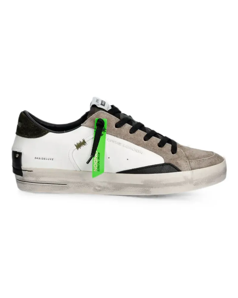 Crime SK8 Deluxe panelled sneakers - Weiß Weiß