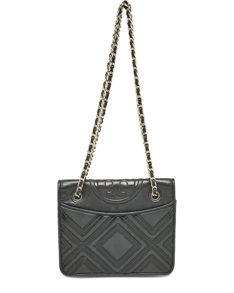 Tory Burch Pre-owned kleine Fleming Schultertasche - Schwarz Schwarz