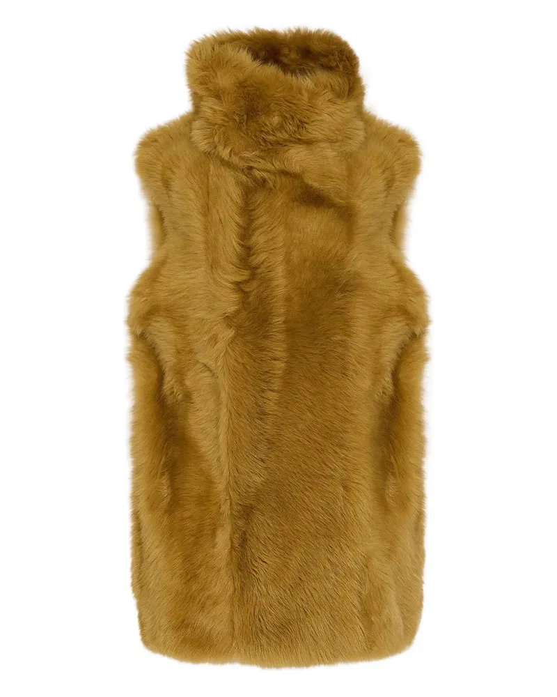 Yves Salomon Toscana Jacke aus Lammleder - Braun Braun