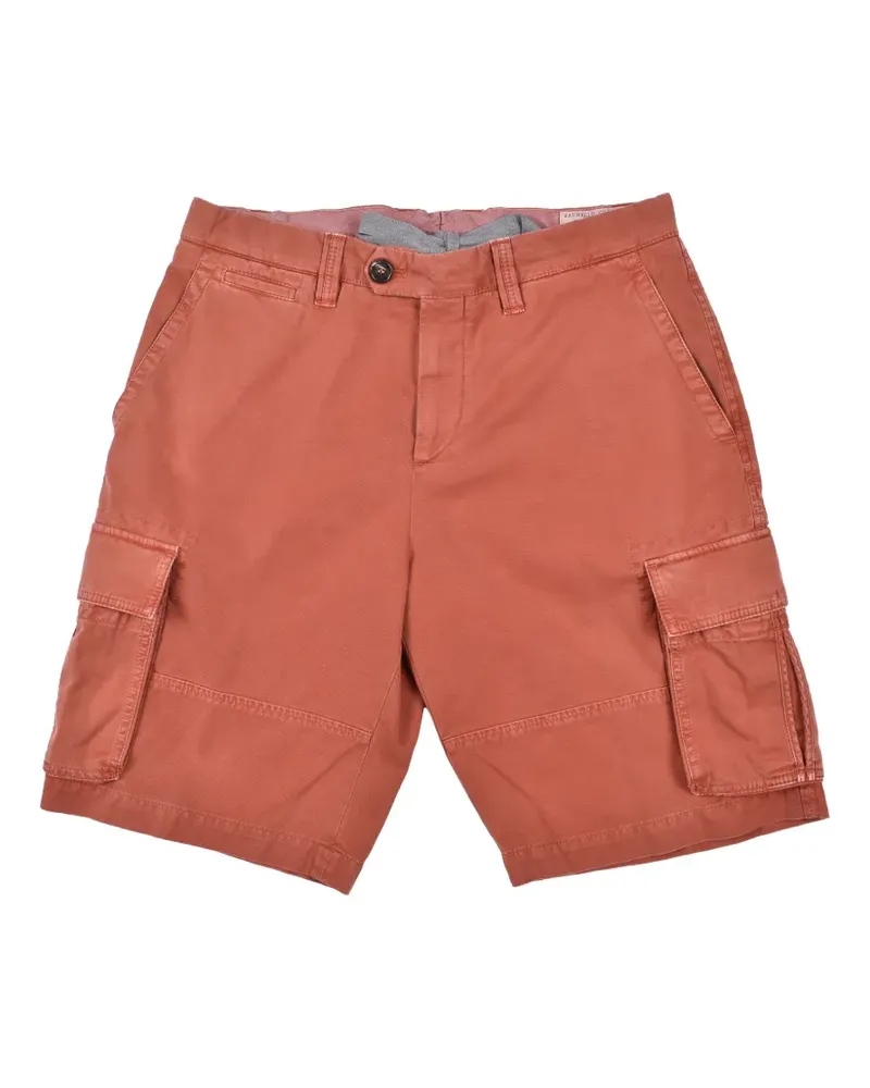 Brunello Cucinelli cargo-pockets shorts - Orange Orange
