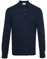 Fedeli Langärmeliges Alby Poloshirt Blau