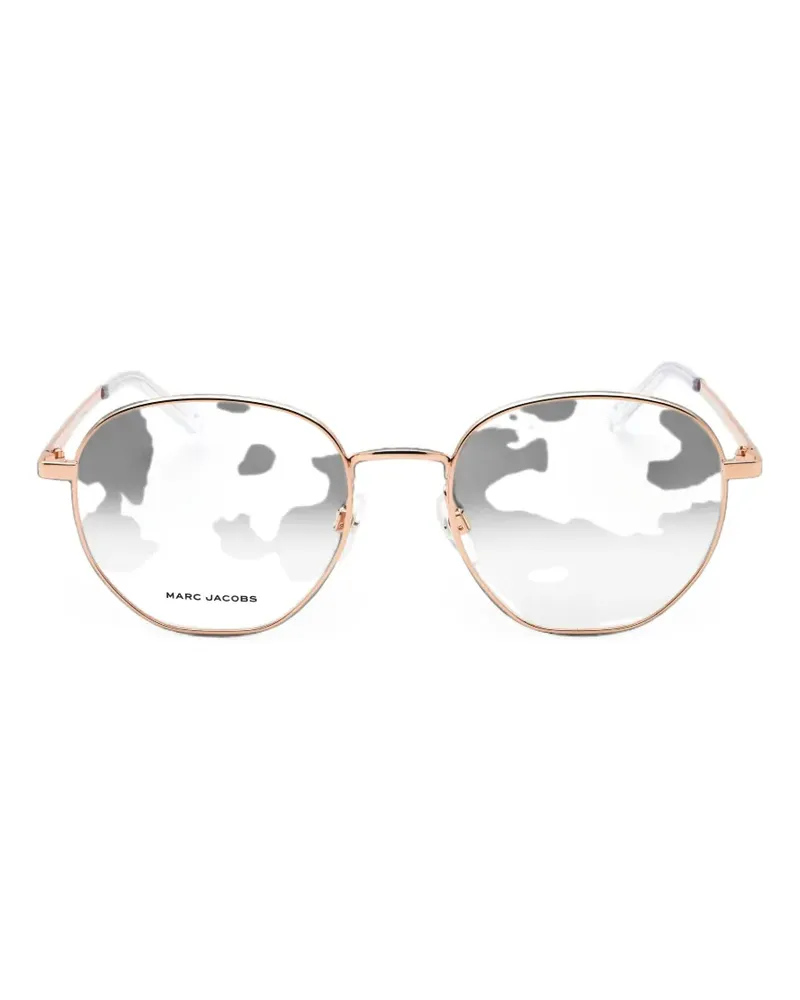 Marc Jacobs Brille mit rundem Gestell - Gold Gold
