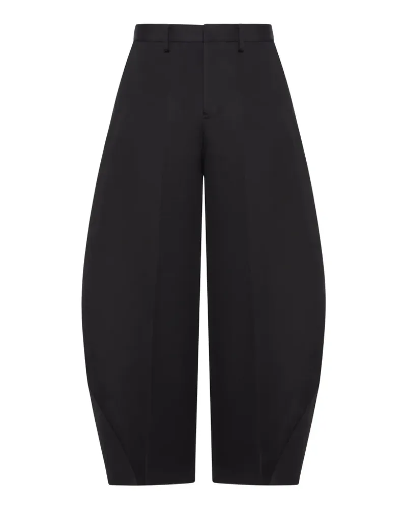 Sacai Hose mit weitem Schnitt - Schwarz Schwarz