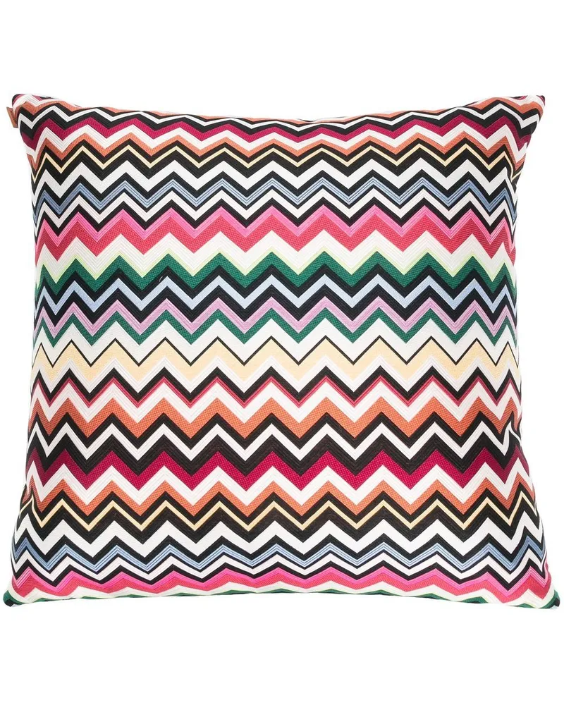 Missoni Home Kissen mit Zickzackmuster - Schwarz Schwarz