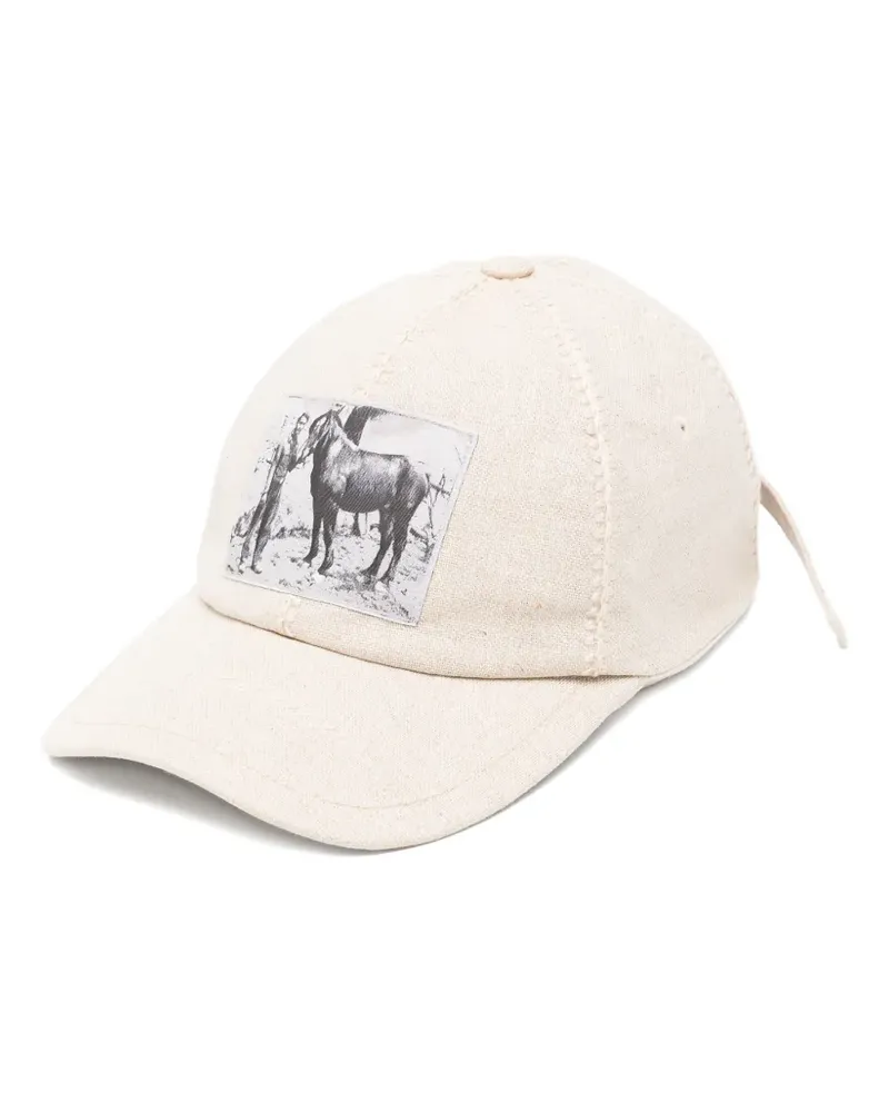 Jacquemus La Casquette Paysan baseball cap - Nude Nude