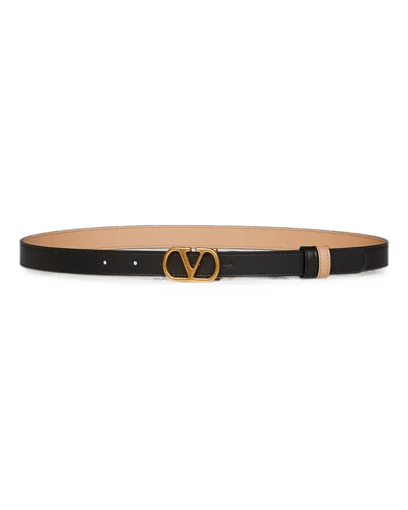 Valentino Garavani VLogo Signature reversible belt - Schwarz Schwarz