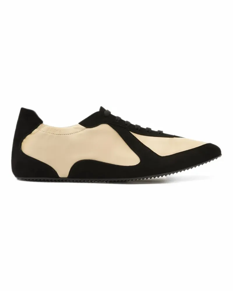 Christopher Esber Roadie Low-Top-Sneakers aus Satin mit Einsätzen - Nude Nude