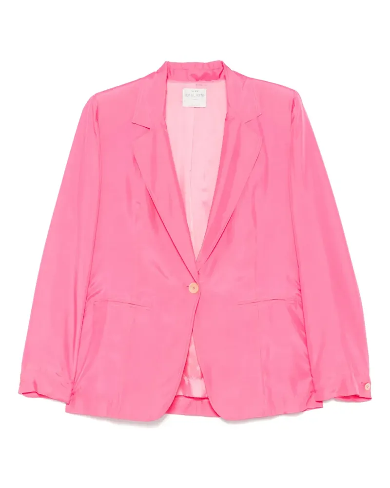 forte_forte Sakko aus Seide - Rosa Rosa