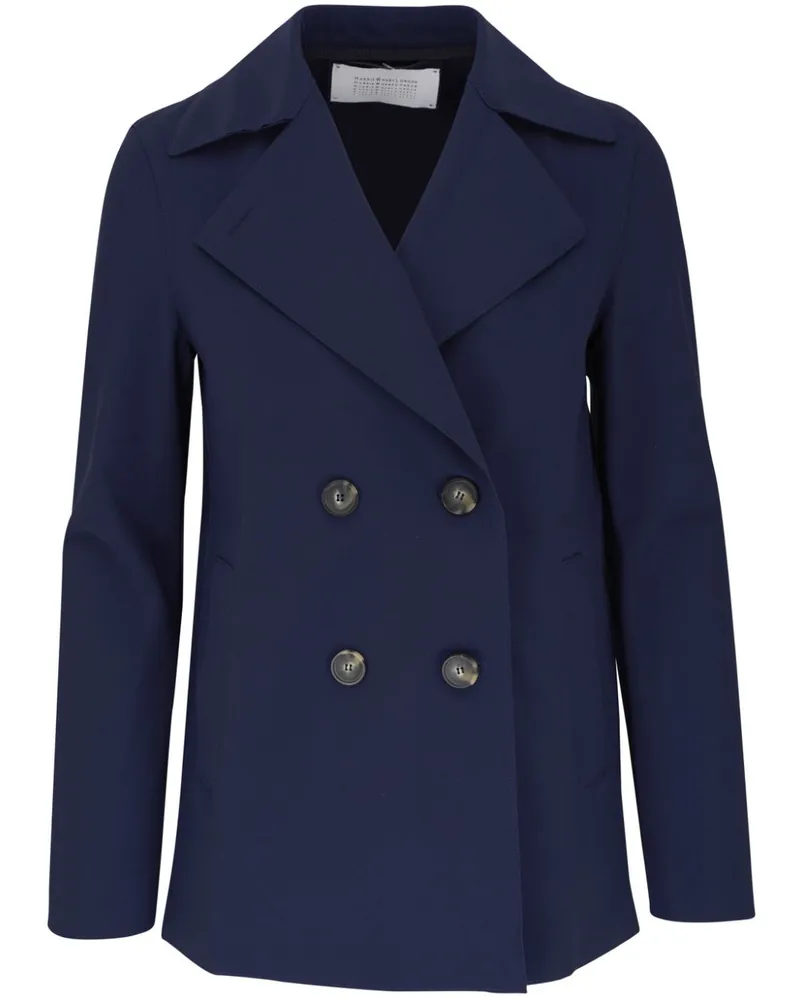 Harris Wharf London Klassische Cabanjacke Blau