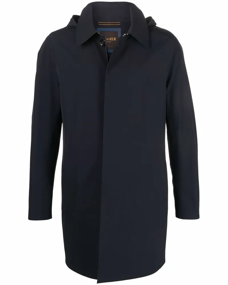 MOORER Agnone-GS Mantel - Blau Blau