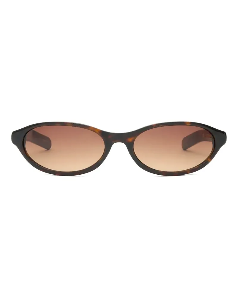 FLATLIST Olympia tortoiseshell-effect sunglasses - Braun Braun