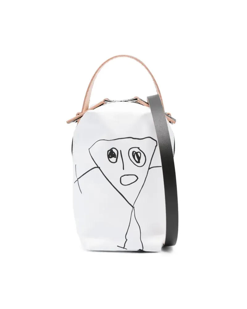 PLAN C Pili and Bianca Umhängetasche - Weiß Weiß