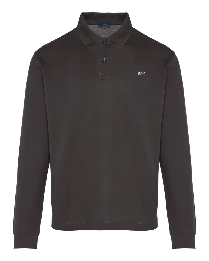 Paul & Shark Langärmeliges Poloshirt - Braun Braun